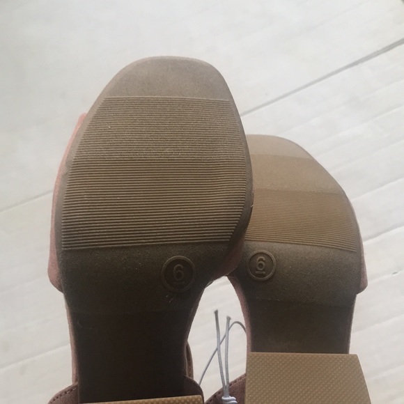 NWT Universal thread Megan blush wedge sandals - Picture 6 of 8